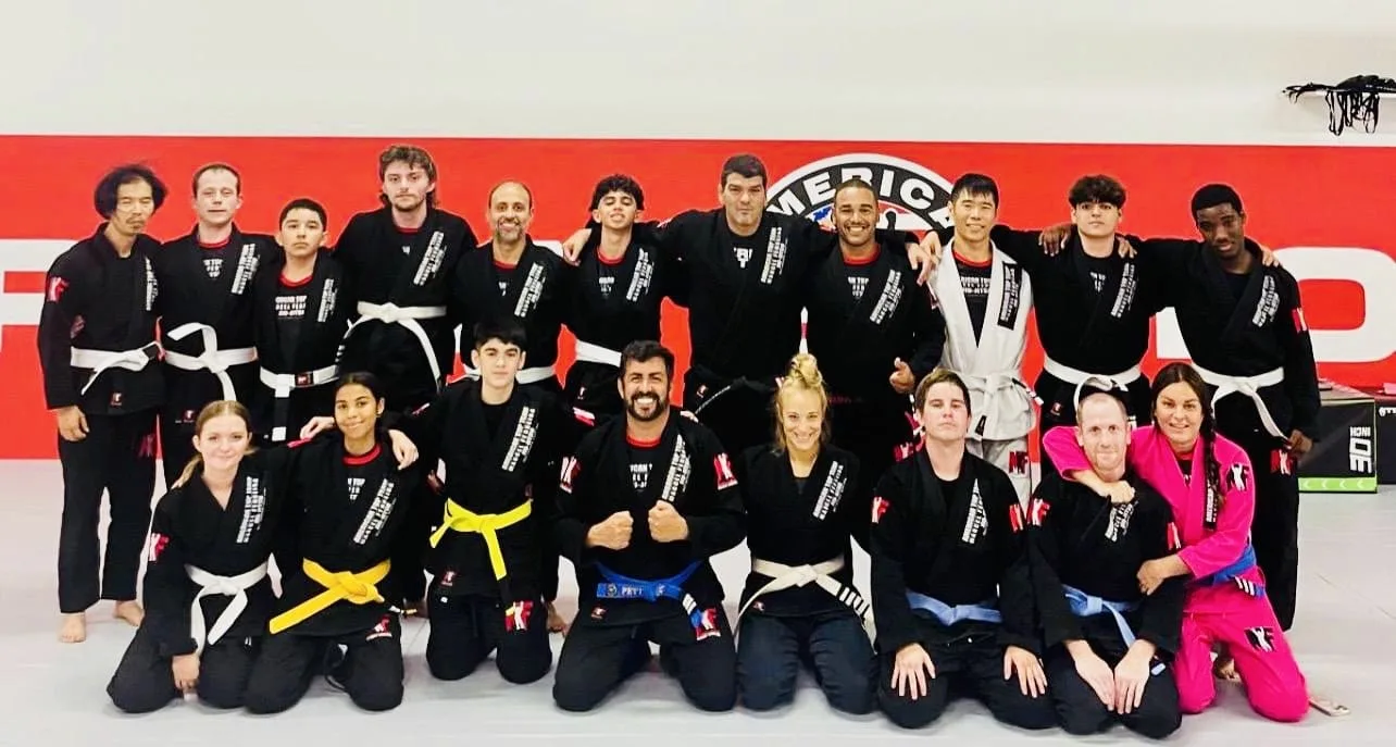 Adult Martial Arts team posing together after training session