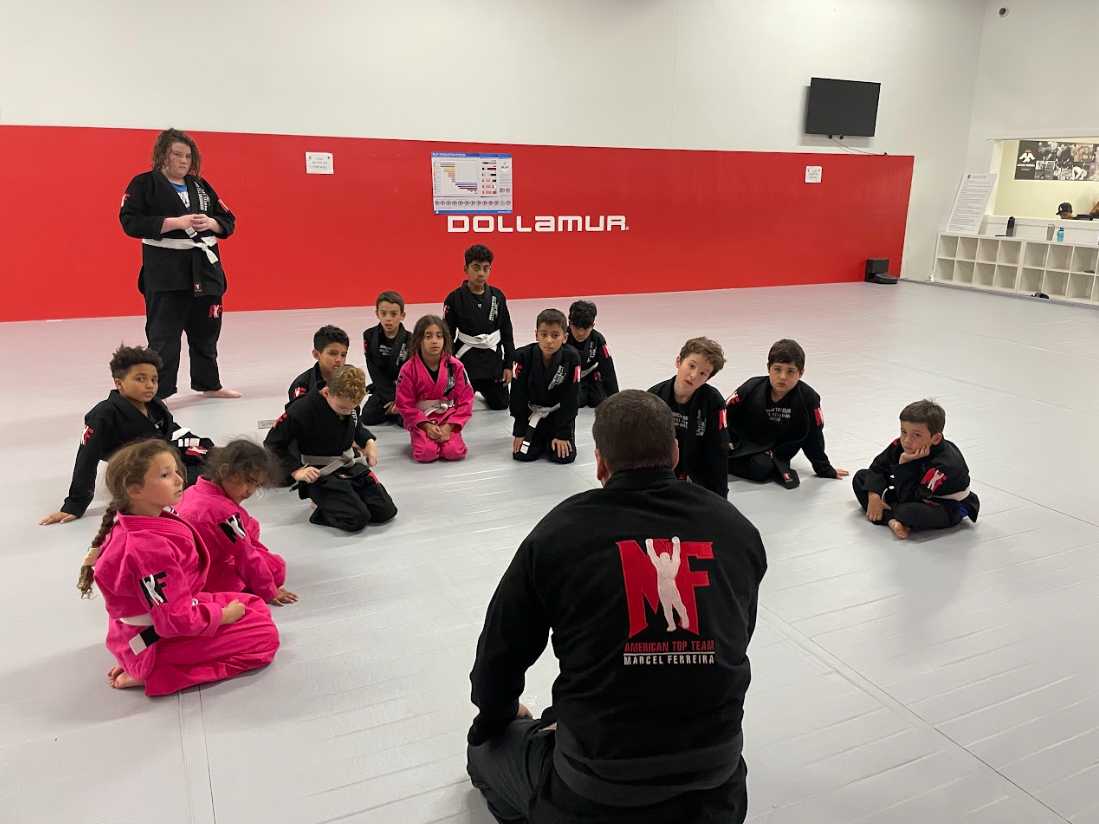 Martial arts class and team sports foster positive social interaction and self-improvement.