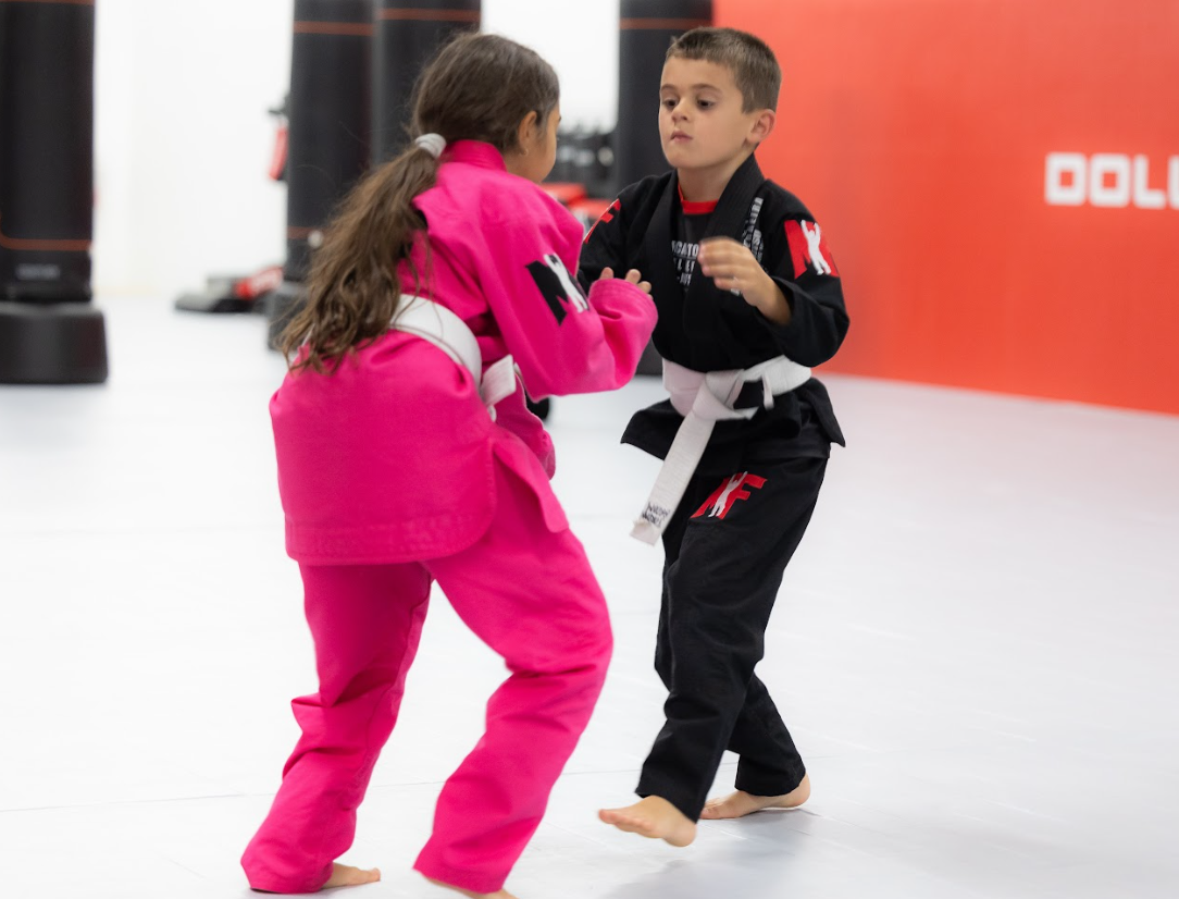 Students learn essential physical activity skills through martial art, enhancing fitness and discipline.