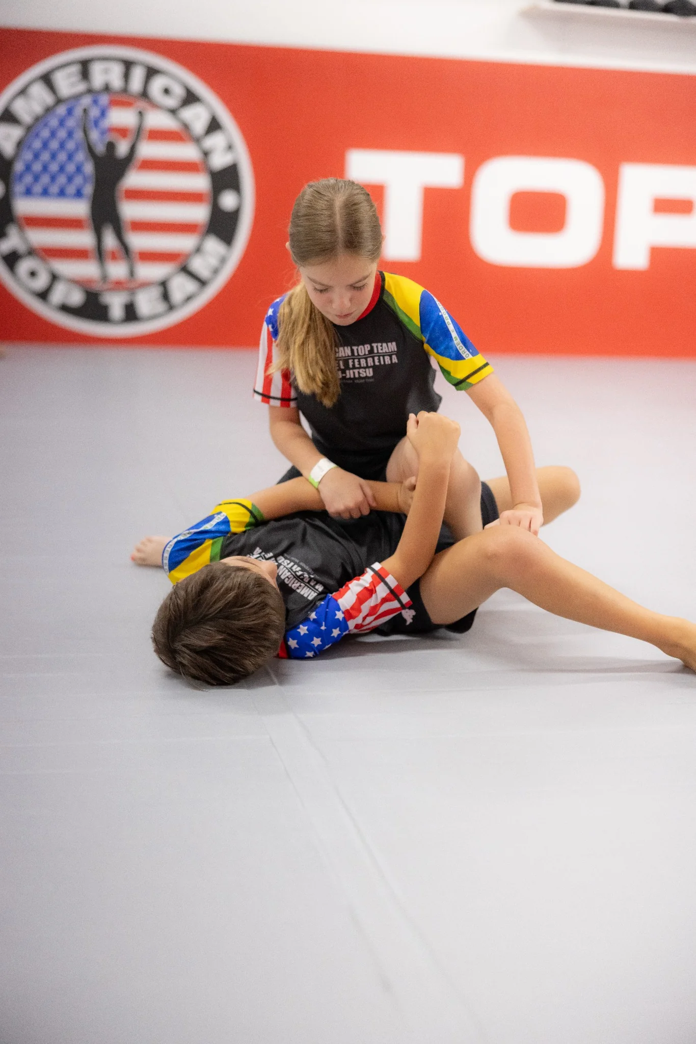 Students training Brazilian Jiu-Jitsu at ATT Winter Garden